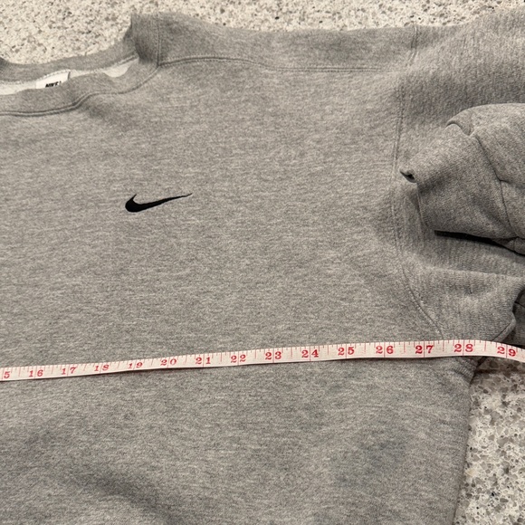 Vintage 90s Nike XL Boxy Oversized Gray Crewneck Pullover Sweater Sweatshirt - Picture 9 of 15